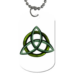 Triquetra/Green Dog Tag (Two Sides) from ArtsNow.com Front