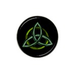 Triquetra/Green Hat Clip Ball Marker