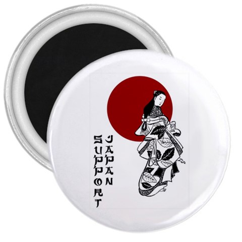 Kimono Girl 3  Magnet from ArtsNow.com Front