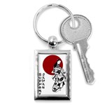 Kimono Girl Key Chain (Rectangle)