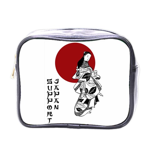 Kimono Girl Mini Toiletries Bag (One Side) from ArtsNow.com Front