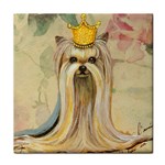 Yorkie Princess in Crown Tile Coaster