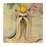 Yorkie Princess in Crown Glasses Cloth (Medium, Two Sides)