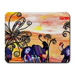 Indian Elephants Small Mousepad