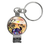 Indian Elephants Nail Clippers Key Chain