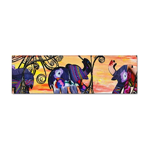 Indian Elephants Sticker (Bumper) from ArtsNow.com Front