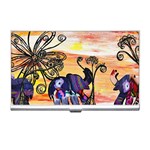 Indian Elephants Business Card Holder