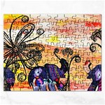 Indian Elephants Jigsaw Puzzle (Rectangular)