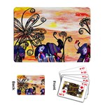 Indian Elephants Playing Cards Single Design