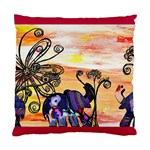 Indian Elephants Cushion Case (Two Sides)