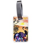 Indian Elephants Luggage Tag (one side)