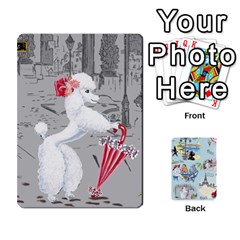 Poodle Trading Cards Playing Cards 54 Designs from ArtsNow.com Front - Spade2