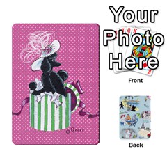 Poodle Trading Cards Playing Cards 54 Designs from ArtsNow.com Front - Spade3