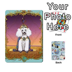 King Poodle Trading Cards Playing Cards 54 Designs from ArtsNow.com Front - SpadeK