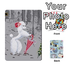 Poodle Trading Cards Playing Cards 54 Designs from ArtsNow.com Front - Heart6