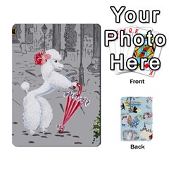 Ace Poodle Trading Cards Playing Cards 54 Designs from ArtsNow.com Front - HeartA