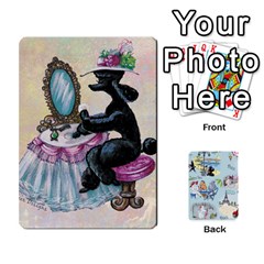 Poodle Trading Cards Playing Cards 54 Designs from ArtsNow.com Front - Diamond7