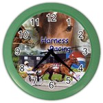 Harness Racing Color Wall Clock