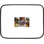 Harness Racing Mini Fleece Blanket(Two Sides)