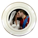 Prince William And Kate Middleton Porcelain Plate