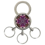 Fractal Art #911 3-Ring Key Chain