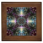 Fractal Kroz Framed Tile