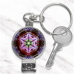 Fractalart PurWeb Nail Clippers Key Chain