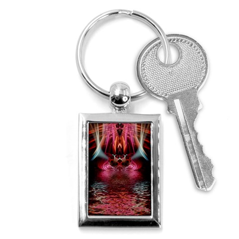 Fractalartcards022 Key Chain (Rectangle) from ArtsNow.com Front