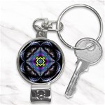 Fractal Art: May011-001 Nail Clippers Key Chain