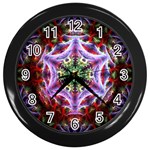 Fractalart PurWeb Wall Clock (Black)