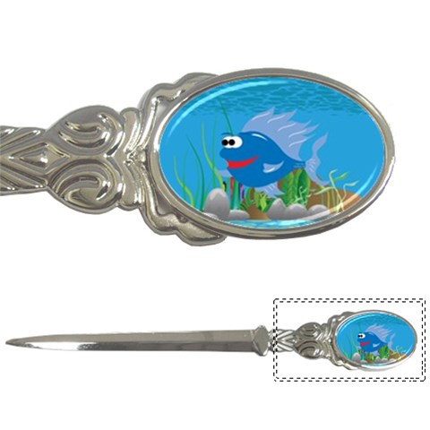 Blue Coolee Fish Letter Opener from ArtsNow.com Front