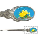 Yellow Grumpy Fish Letter Opener