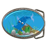 Blue Hammie Fish Belt Buckle