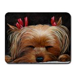 Sleeping Yorkie Painting Scan 300dpi Retouched Copy Small Mousepad