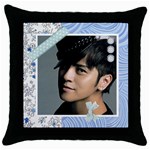  Throw Pillow Case (Black)