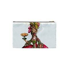 Marie Antoinette Peacock Cupcake Cosmetic Bag (Small) from ArtsNow.com Back