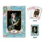 Marie Antoinette Pink Roses And Blue 6 By 8 Copy Playing Cards Single Design