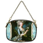 Marie Antoinette Pink Roses And Blue 6 By 8 Copy Chain Purse (One Side)