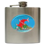 Red Hammie Fish Hip Flask (6 oz)