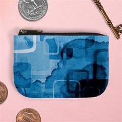 blue Mini Coin Purse from ArtsNow.com Front