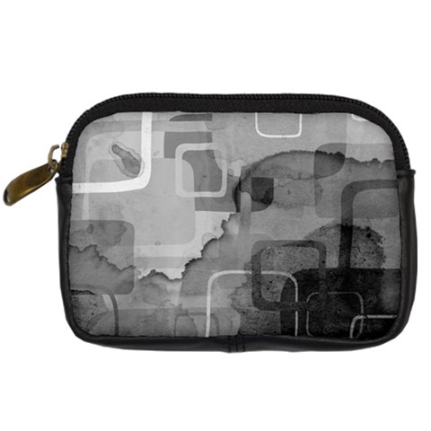black Digital Camera Leather Case from ArtsNow.com Front