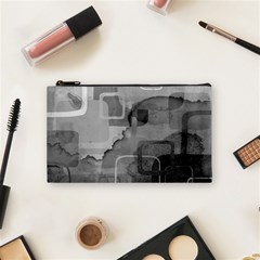 black Cosmetic Bag (Small) from ArtsNow.com Front