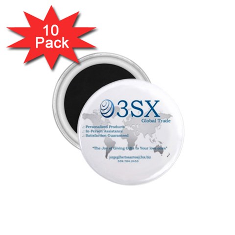 O3sx Logo 1.75  Magnet (10 pack)  from ArtsNow.com Front