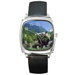 bear5 Square Metal Watch