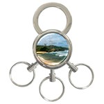 Barbados Beach 3-Ring Key Chain