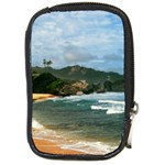 Barbados Beach Compact Camera Leather Case