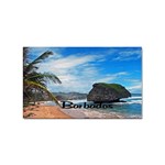 Beach Boulder Barbados Sticker Rectangular (10 pack)