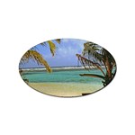 Belize Beach Sticker Oval (10 pack)