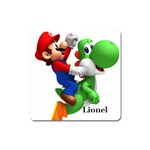Mario%20luigi%20standing Magnet (Square)