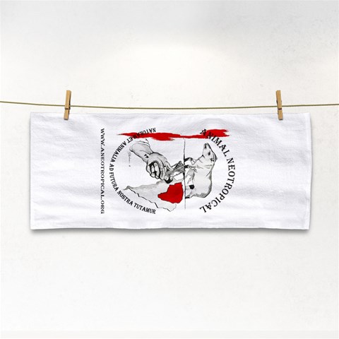 Save the Tapir Hand Towel from ArtsNow.com Front